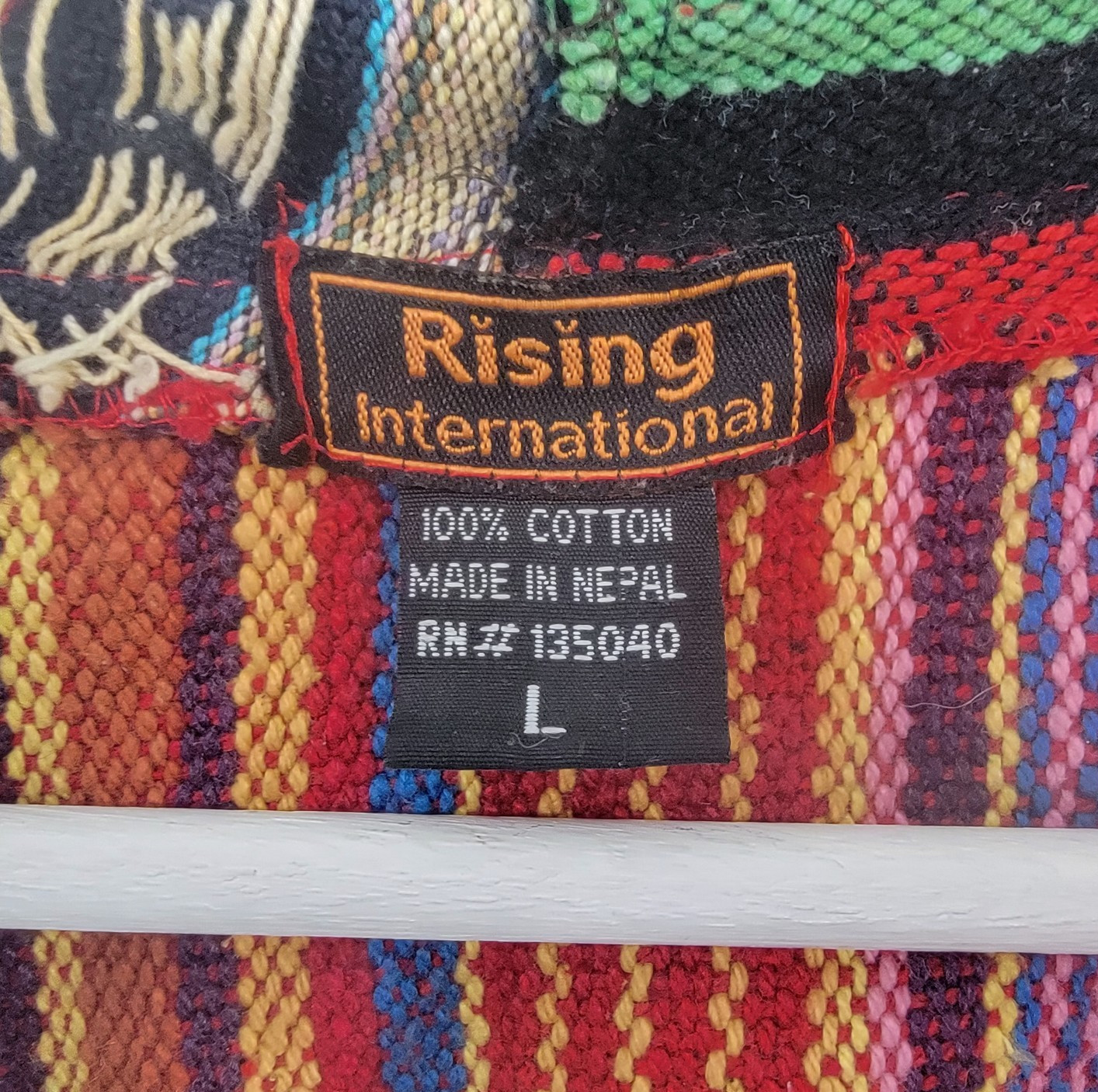 Rising International Jacket Size Large Gheri Baja… - image 4