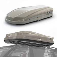 14 Cubic Feet Car Rooftop Cargo Box Carrier Roof Mount Travel Luggage Storage