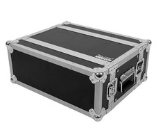 4 SPACE 10" DEEP UNIVERSAL ATA 19" RACK MOUNT EFFECTS AMP FLIGHT ROAD CASE