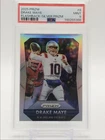 DRAKE MAYE 2025 PANINI PRIZM FLASHBACK SILVER PATRIOTS PSA 9 Q3098