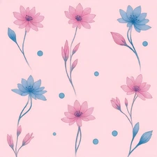 Lilac Pink Printable Art | DIY Digital Floral Design for Wall Décor, Mugs, Gifts