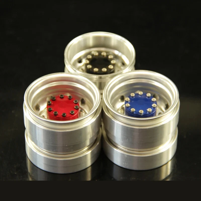 Metal Rear Double Wheels Tire Locking Hub for 1/14 Tamiya RC Truck SCANIA Car  - Image 2 of 4