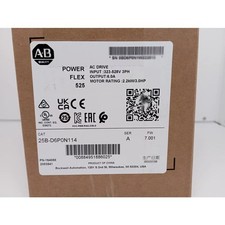 New Factory Sealed Allen-Bradley 25B-D6P0N114 PowerFlex 525 AC Drive US Free Tax