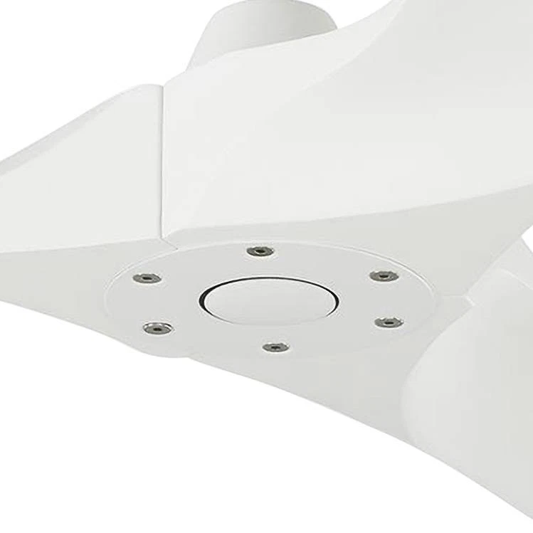 52" Visual Comfort Maverick II Matte White Damp Rated Fan with Remote - Image 3 of 3