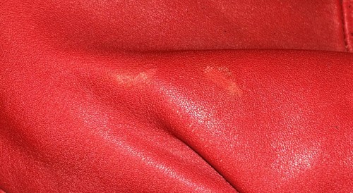 Nicole Red Crossbody Shoulder Bag Purse Ruched Pleats Knot Strap Vintage 80’s - Picture 4 of 11