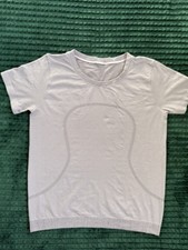 Lululemon Swiftly Tech Short Sleeve T-Shirt Women's Size 6 Seamless Striped