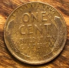 1937 Lincoln Wheat Cent Woody Wood Grain Improper Alloy Mix Error Penny