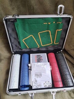 Excalibur Electronics World Series of Poker 200 Chip Set im Koffer + Anleitung