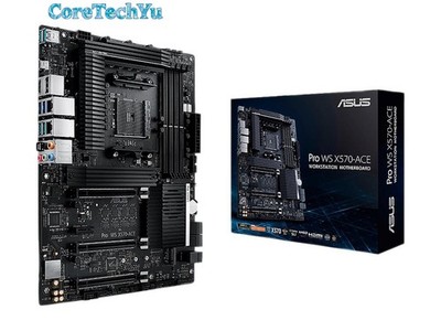 ASUS PRO WS X570-ACE ATX Workstation Motherboard Realtek and Intel Gigabit LAN/*
