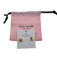 Kate Spade New York Sailor's Knot Stud Earrings Gold – NEW w/ Dustbag
