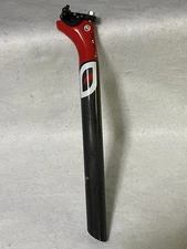 Pinarello Most CMAX 1K 31.6x350mm Carbon Bicycle Seatpost Red Setback Used