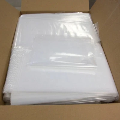 15F-1030 LD POLY BAGS 10" X 30" 1000Pks 1.5Mil Clear & Open Top Poly Bags. New - Image 1 of 4