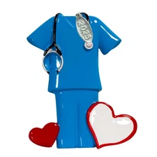 2025 Scrubs Ornament for Doctor, Nurse, Medical Students Personalize at Home,