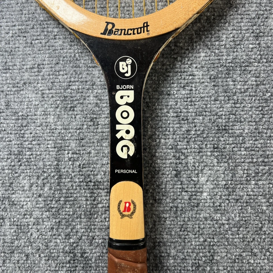Raqueta Bancroft de Colección - Usada por Bjorn Borg en Juego de Torneo - BF552 - Personal🎾 Foto 3 de 4