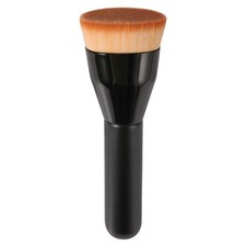 Flat Top Kabuki Foundation Brush Liquid Cream Powder Makeup Blending Black