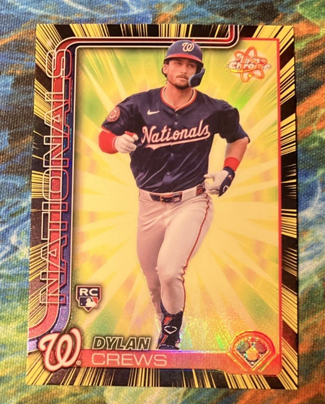 2025 Topps Chrome Dylan Crews #RR-8 Radiating Rookies RC Nationals