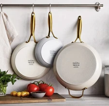 GreenPan - Jewel Pro 3-Piece Frypan Set (8”, 10”, 12”) - Nonstick Cookware