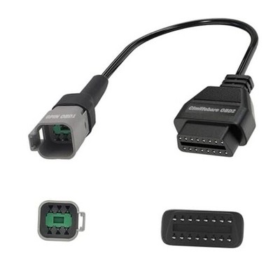 6 Pin OBD1 to 16 Pin CAN OBD2 Adapter Cable Fit for BRP Moto ATV UTV 