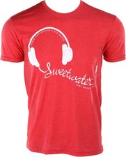 Sweetwater Headphone Script T-shirt - Vintage Red, Medium 2-pack Bundle