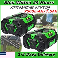 1~2X 7.5Ah/9.6Ah For EGO Power 56V Li-ion Battery BA4200 BA2800 BA1400T BA2800T