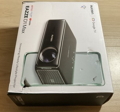 Aurzen EAZZE D1 MAX 4K Smart Projector 1000 ANSI Google TV 20W