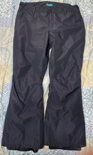 Roxy Womens Snow Pants DryFlight Technology Ski Pants Black Size: XL Waterproof