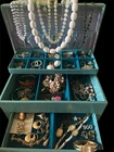Vintage To Now Estate Costume Jewelry Lot Retro MCM To Modern Multi Color Tones