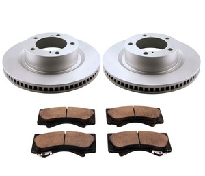 Front Replacement Brake Rotors + Ceramic Pads 2008 - 2018 Toyota Sequoia Tundra | eBay