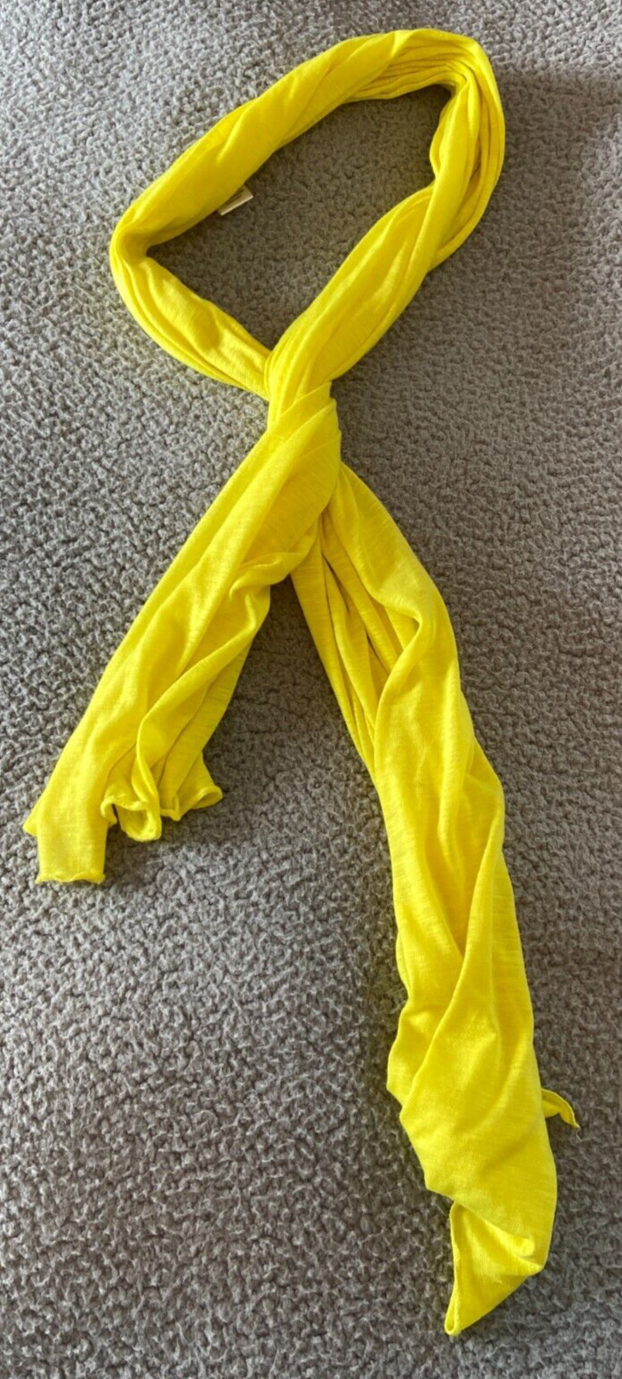 Unbranded Women's Solid Yellow Polyester Rectangl… - image 1