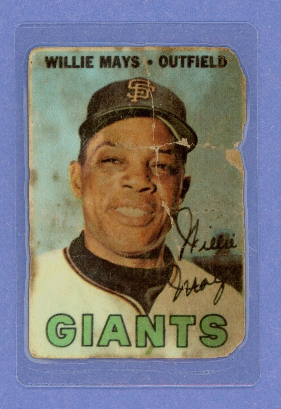 1967 Topps Venezuela #213 Willie Mays Giants Venezuelan SPANISH BACK