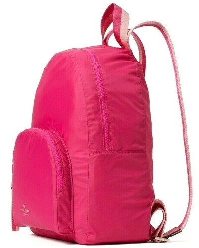 Kate Spade Arya Magenta Packable Nylon 
