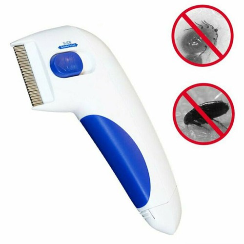 Flea Comb Electric Pet Anti Flea Tick Pest Cat Dog Safe Kills Fleas