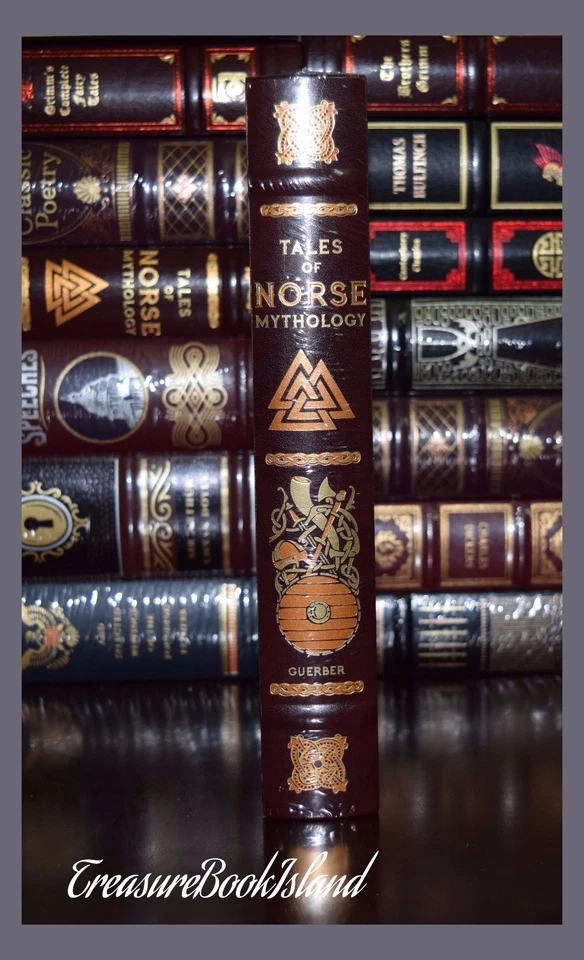 NEW Sealed Tales of Norse Mythology Viking Tales Illustrated Leather Hardcover Foto 2 de 4