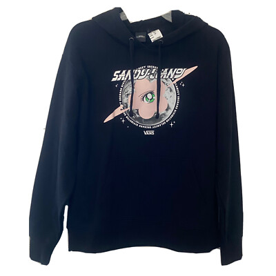vans X sandy liang sweatshirt hoodie black new womens M Medium