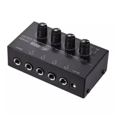 HA400 4 Channel Ultra-Compact Headphone Audio Stereo Amp Microamp Amplifier US