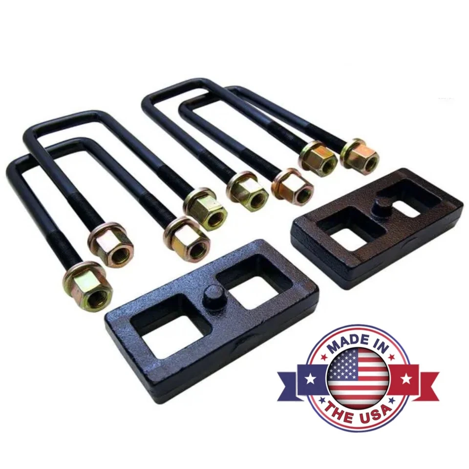 ReadyLIFT Suspension 1" Rear Block Kit Lift for 95-22 Toyota Tacoma 99-21 Tundra - Image 2 of 4