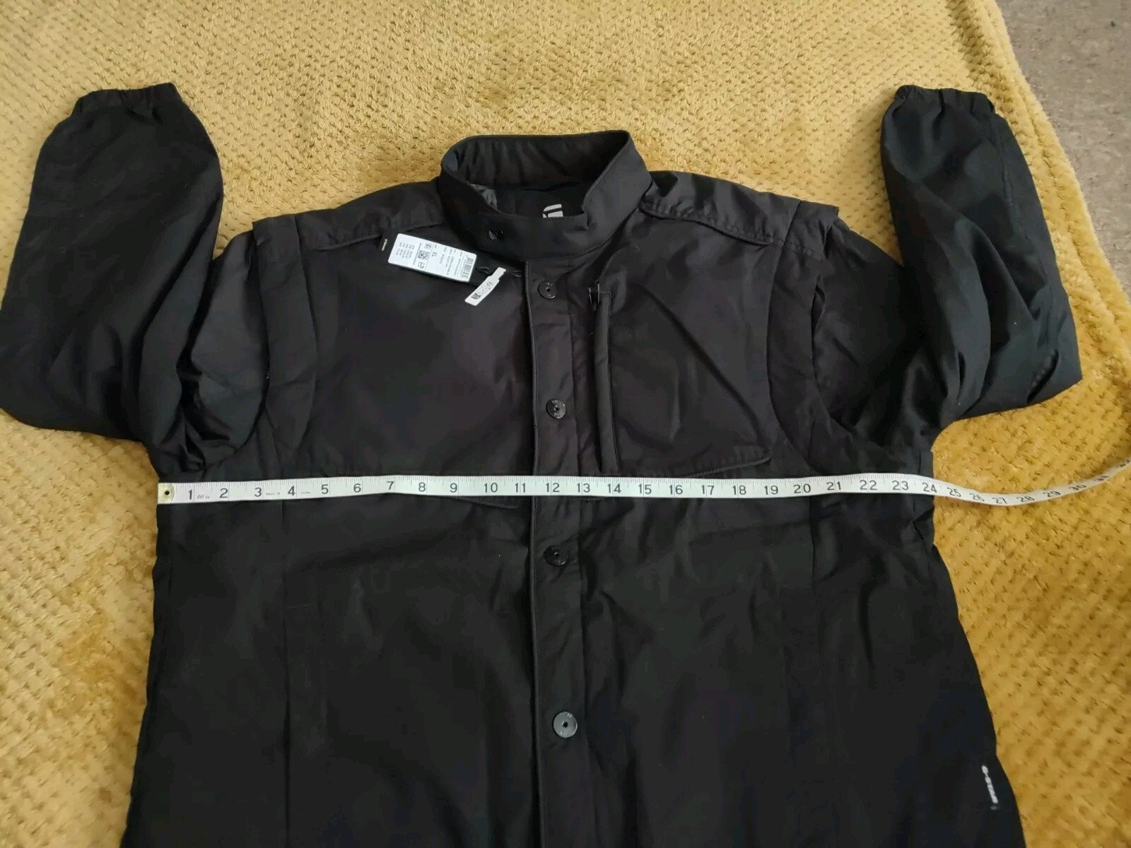G-Star Raw Deline Track  Overshirt Black Jacket Coat Men's Size XL. BNWT.RRP£170 image 4