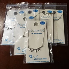 Lot of 6 Branch Tree Twig Pendant Necklace 18" NWT