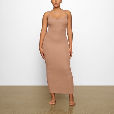 SKIMS Fits Everybody Crded Lace Long Slip Dress Sienna | eBay SKIMS Fits Everybody Crded Lace Long Slip Dress Sienna | eBay
