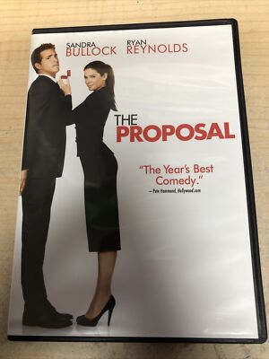 THE PROPOSAL DVD 2009 SANDRA BULLOCK RYAN REYNOLDS COMEDY ROMANCE DISC LIKE NEW