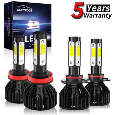 For Ford Expedition 2019-2021 Combo 9005+H11 LED Headlight Kit Bulbs Cool White