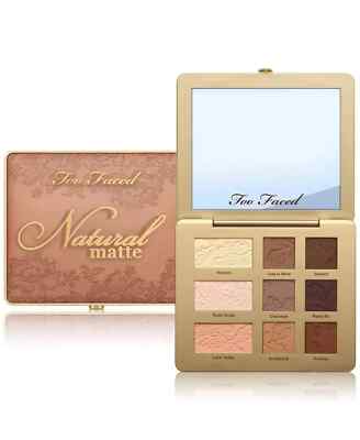 TOO FACED NATURAL MATTE NEUTRAL MATTE EYE SHADOW PALETTE  NEW WITH BOX