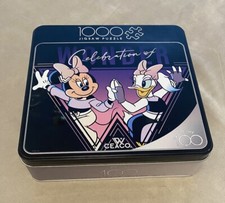 Disney Jigsaw Puzzle Minnie Mouse and Daisy Duck Collectible Tin New