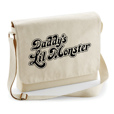 Daddy's Lil Monster Suicide Squad inspiriert Comic Umhängetasche Messenger Bag