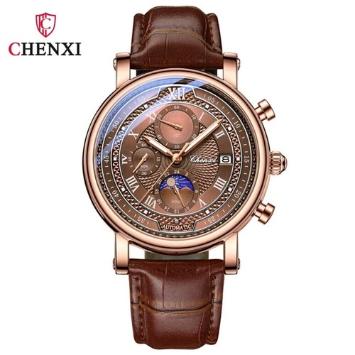 SALE - Watch Male Roman Numeral Chronograph Wristwatch Luminous Men Quartz Watch - Picture 22 of 23
