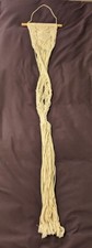 Macrame Hanging Plant Holder Boho 50 Ivory