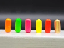 24 Pill Floats small Pompano Foam Floating Spacers   Walleye Lure Bodies