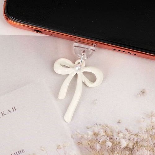 Phone Dust Plug Pendant For Type-c Port Fashion Bowknot Charging Port Protec _af - Zdjęcie 16 z 18