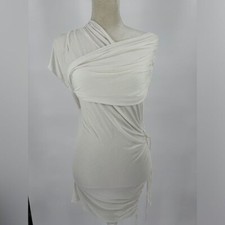 LaQuan Smith | Women’s S White Ruched Mini Dress #2