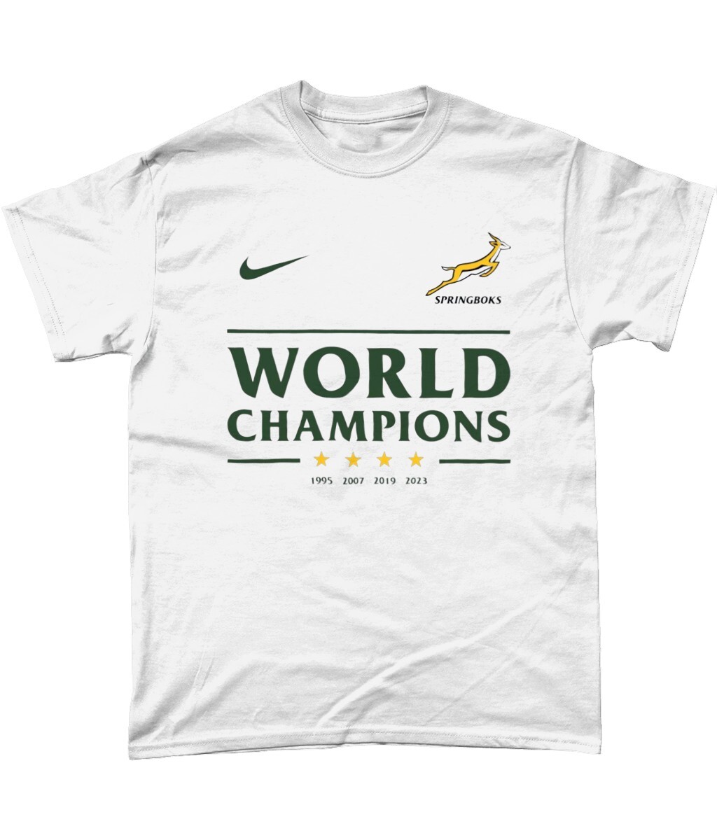 Official Nike Springboks Rugby World Cup 2023 Champions t